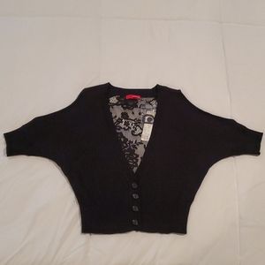 CARDIGAN - CARDI W/ CUT OUT SHOULDERS SIZE Jr. S